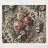 🩸 Arkane Altäre – Gothic Victorian Bierflaschenetikett (Einzelnes Label)