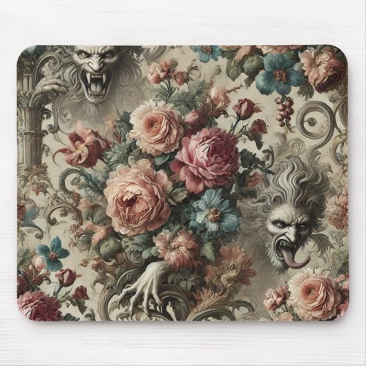 🩸 Arkane Altäre – Gothic Victorian Mousepad (Vorne)