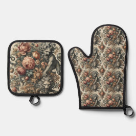 Arkane Apex - gotisch Viktorianisch Ofenhandschuh & Topflappen-Set