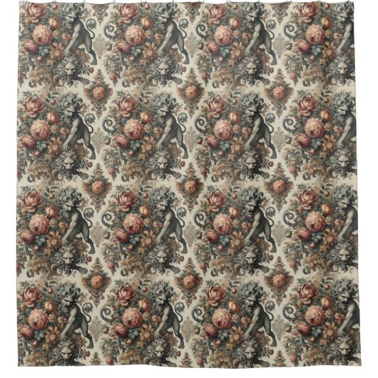 Arkane Apex - Mythisch-gotisches Barock Duschvorhang (Vorderseite)