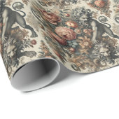 Arkane Apex - Mythische Blumenbanane Geschenkpapier (Rolleneckpunkt)