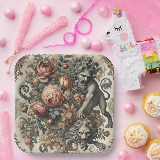 Arkane Apex - Mythische Blüte Pappteller (Party)