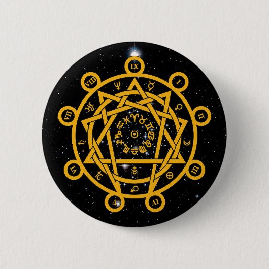 Arkane Enneagram Button (Vorderseite)