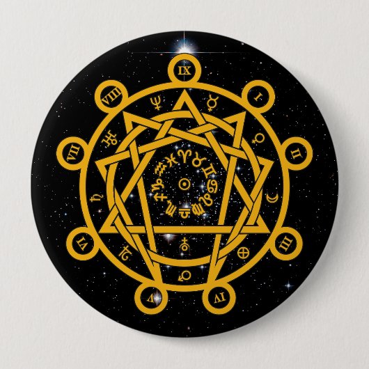 Arkane Enneagram Button (Vorderseite)