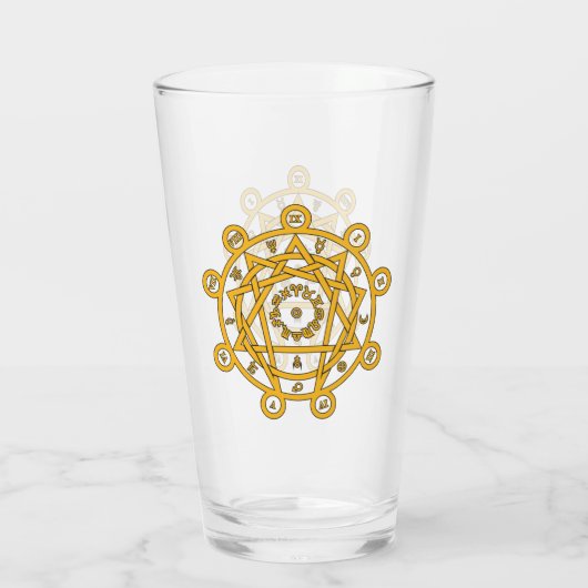 Arkane Enneagram Glas (Rückseite)