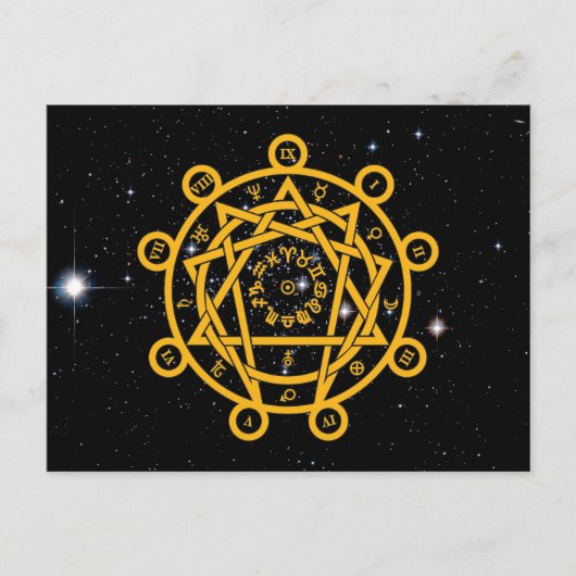 Arkane Enneagram Postkarte (Vorderseite)