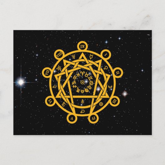 Arkane Enneagram Postkarte (Vorderseite)