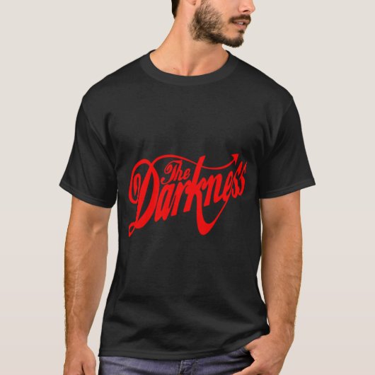 Arkane Rote Text Rock T-Shirt (Vorderseite)