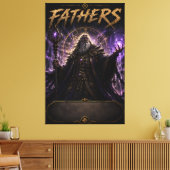 Arkaner Vater-Zauberer Canvas Leinwanddruck (Insitu (Wohnzimmer))
