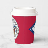 Arkansan Flag & Seal, Flag of Arkansas Pappbecher (Rechts)