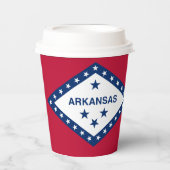 Arkansan Flag & Seal, Flag of Arkansas Pappbecher (Vorderseite)