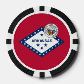 Arkansan Flag & Seal, Flag of Arkansas Pokerchips (Vorderseite)