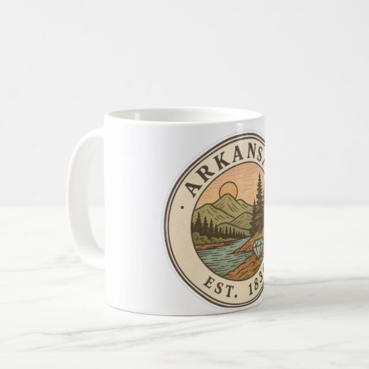 Arkansas - 1836  Mug Kaffeetasse (Vorderseite Links)