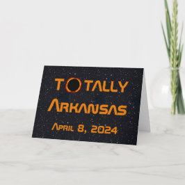 Arkansas 2024 Gesamtsolares Eclipse Karte