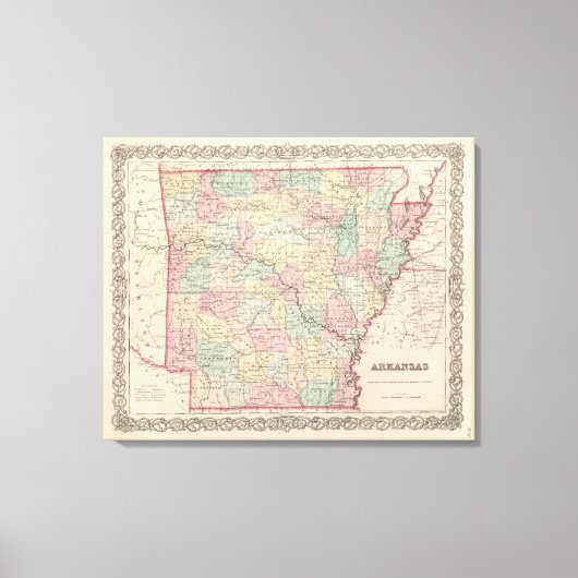 Arkansas 2 leinwanddruck (Vorderseite)