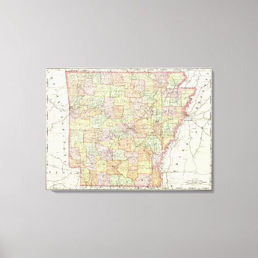 Arkansas 3 leinwanddruck (Vorderseite)