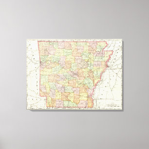 Arkansas 3 leinwanddruck