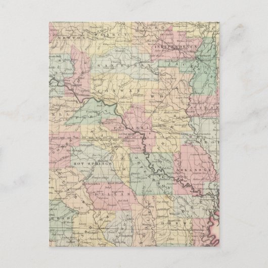 Arkansas 3 postkarte (Vorderseite)