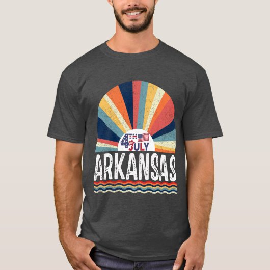 Arkansas 4. Juli T-Shirt (Vorderseite)