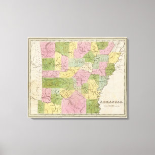 Arkansas 4 leinwanddruck