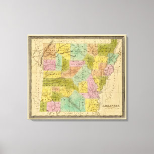 Arkansas 4 leinwanddruck