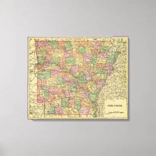 Arkansas 5 leinwanddruck