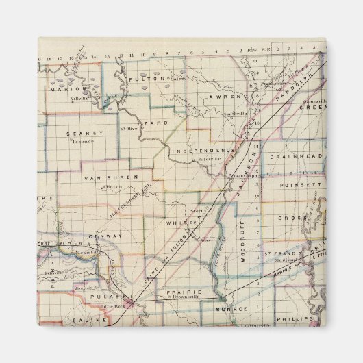 Arkansas 5 magnet (Vorne)