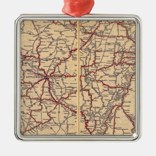 Arkansas 5 ornament aus metall (Vorne)