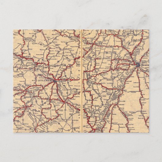 Arkansas 5 postkarte (Vorderseite)