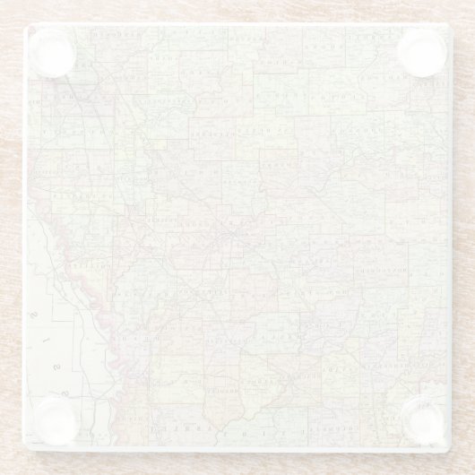 Arkansas 6 glasuntersetzer (Rückseite)