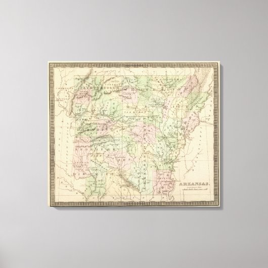 Arkansas 6 leinwanddruck (Vorderseite)