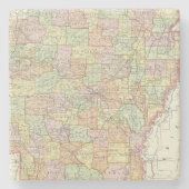 Arkansas 6 steinuntersetzer (Vorderseite)