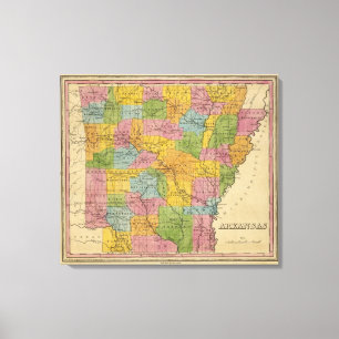 Arkansas 7 leinwanddruck