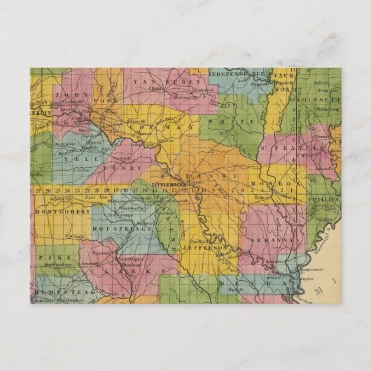 Arkansas 7 postkarte (Vorderseite)