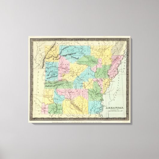 Arkansas 9 leinwanddruck (Vorderseite)
