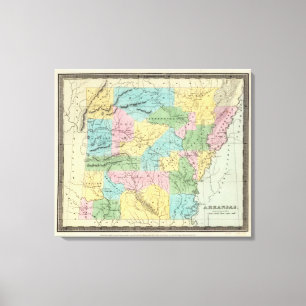 Arkansas 9 leinwanddruck