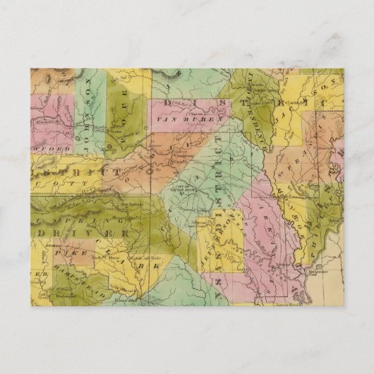 Arkansas 9 postkarte (Vorderseite)