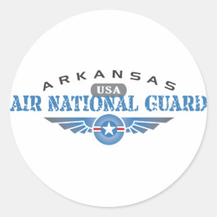 Arkansas Air National Guard Runder Aufkleber