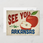 Arkansas Apple - Vintage Travel Postkarte (Vorne/Hinten)