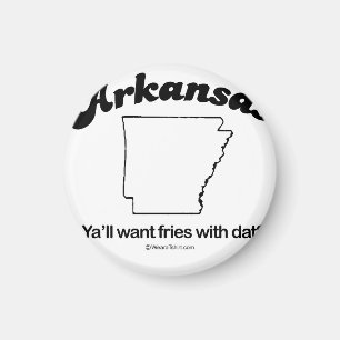 ARKANSAS - "ARKANSAS-STAATS-MOTTO" T - Shirts und Magnet