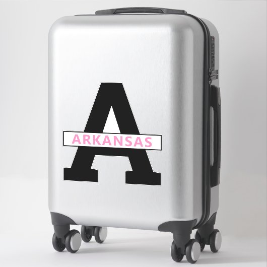 Arkansas Aufkleber (Koffer)