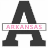 Arkansas Aufkleber (Vorderseite)