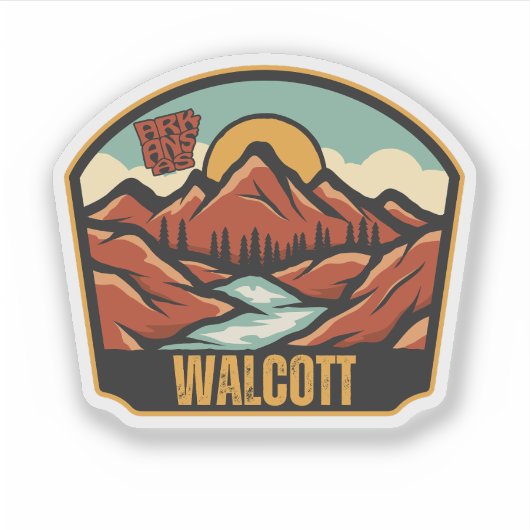 Arkansas Aufkleber (Vorderseite)