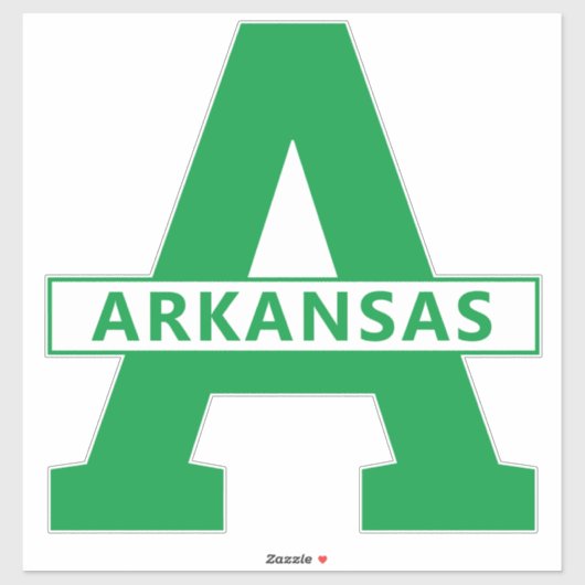 Arkansas Aufkleber (Blatt)