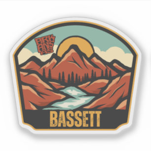 Arkansas Bassett Aufkleber