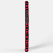 Arkansas Black and Red Check Pattern Samsung Galaxy Hülle (Rechte Seite)