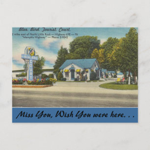 Arkansas, Blue Bird Touristenhof Postkarte