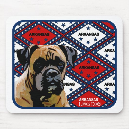Arkansas-Boxer Mousepad (Vorne)