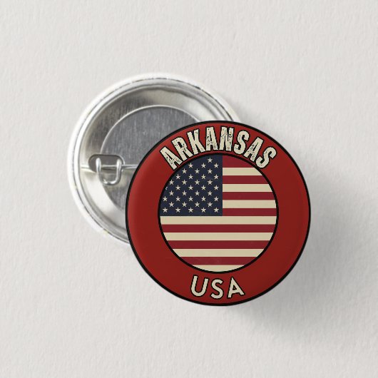 Arkansas Button (Vorne & Hinten)