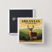 Arkansas Button (Vorne & Hinten)